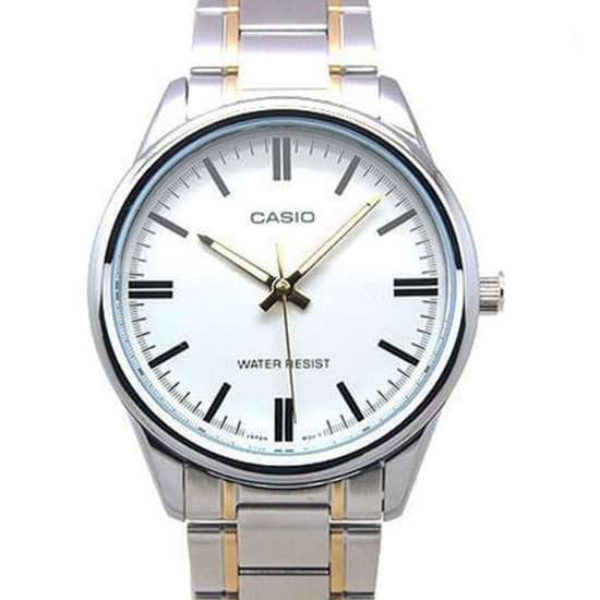 Watch 06W - Casio Enticer Series Silver Band Blue Dial with Date Men's –  Watches Collection Online