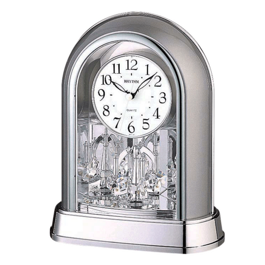 4SG696WR19 Rhythm Contemporary Rotating Pendulum Table Clock (Singapore Only)